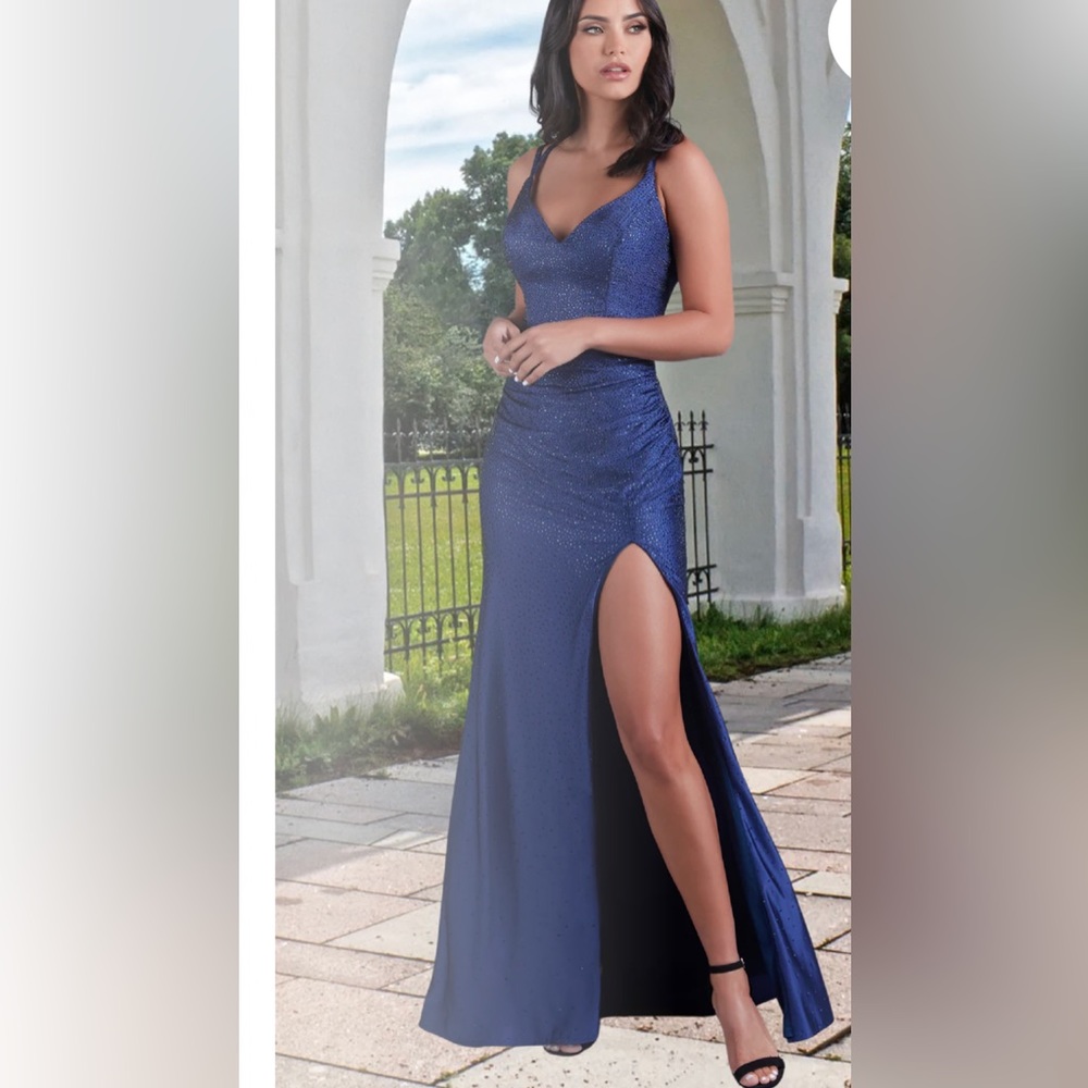 Navy Blue Formal Dress